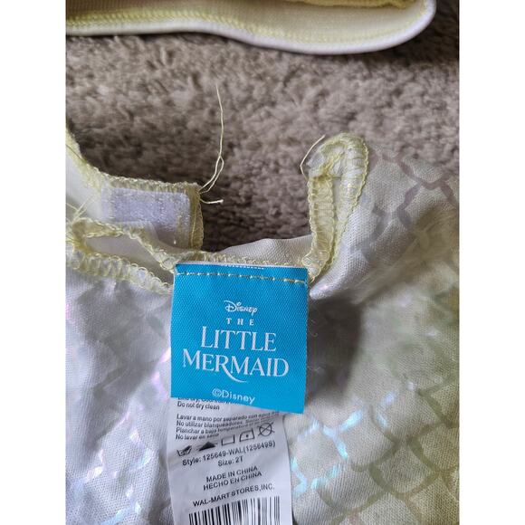 Flounder The Little Mermaid Toddler Halloween Costume 2 Piece Size 2T Dress Up - Picture 4 of 9